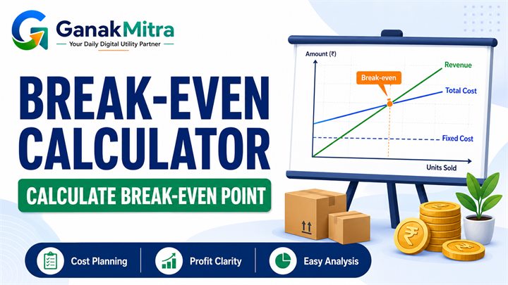 How to Use Break-even Calculator - Calculate Break-even Point
